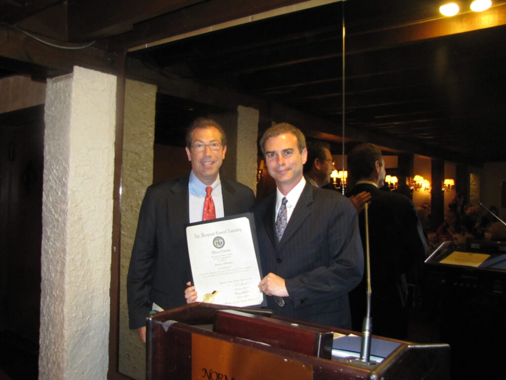 Steve Kirstein & BVOWA Receive Potomac Chamber of Commerce Award