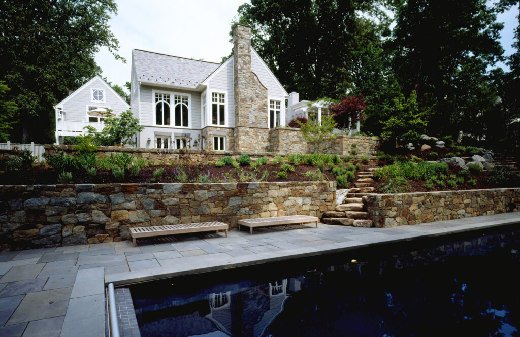 Bethesda MD Pool Landscaping | Classic / Traditional