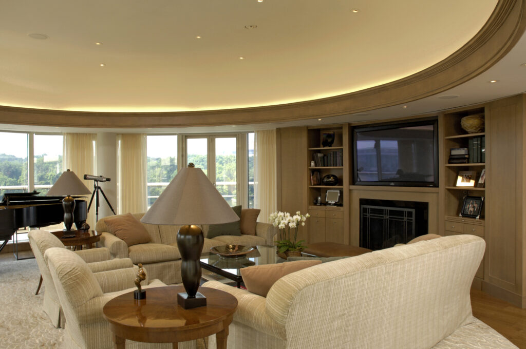 Washington DC Condo Renovation Living Room | Condominiums