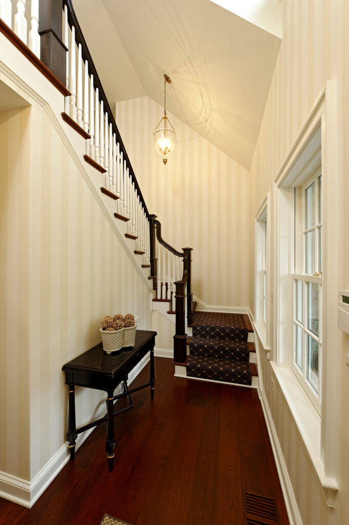 Potomac MD Renovation Staircase | Family Foyers, Entryways & Stairs