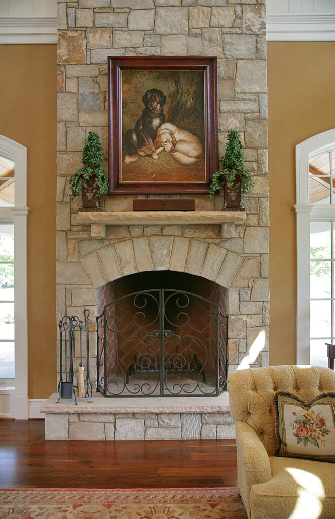 Great Falls VA Traditional Family Room | Fireplaces