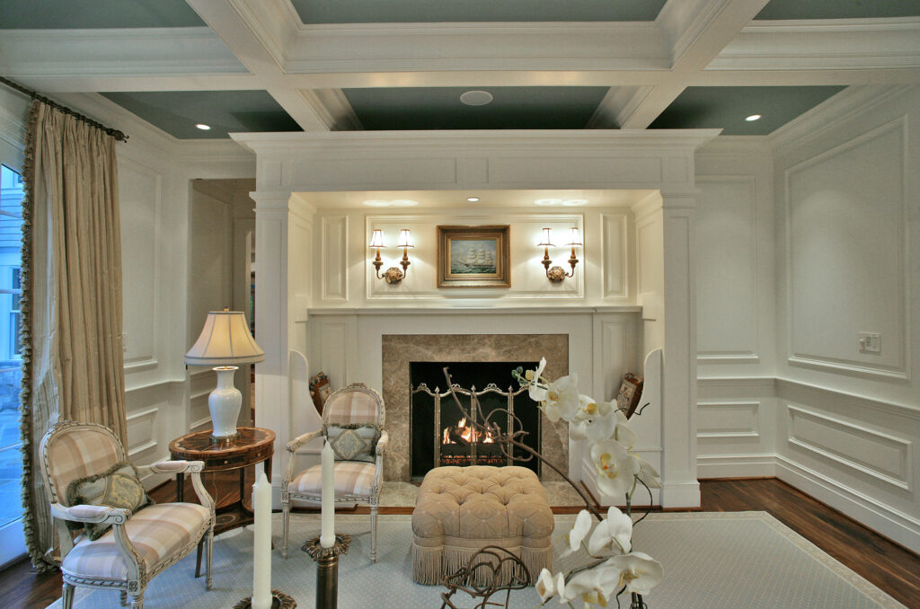 Great Falls VA Traditional Living Room | Fireplaces