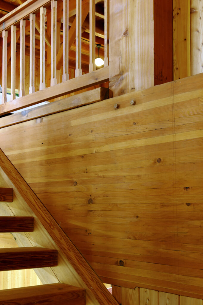 Timberframe Barn Staircase | Rustic / Timberframe