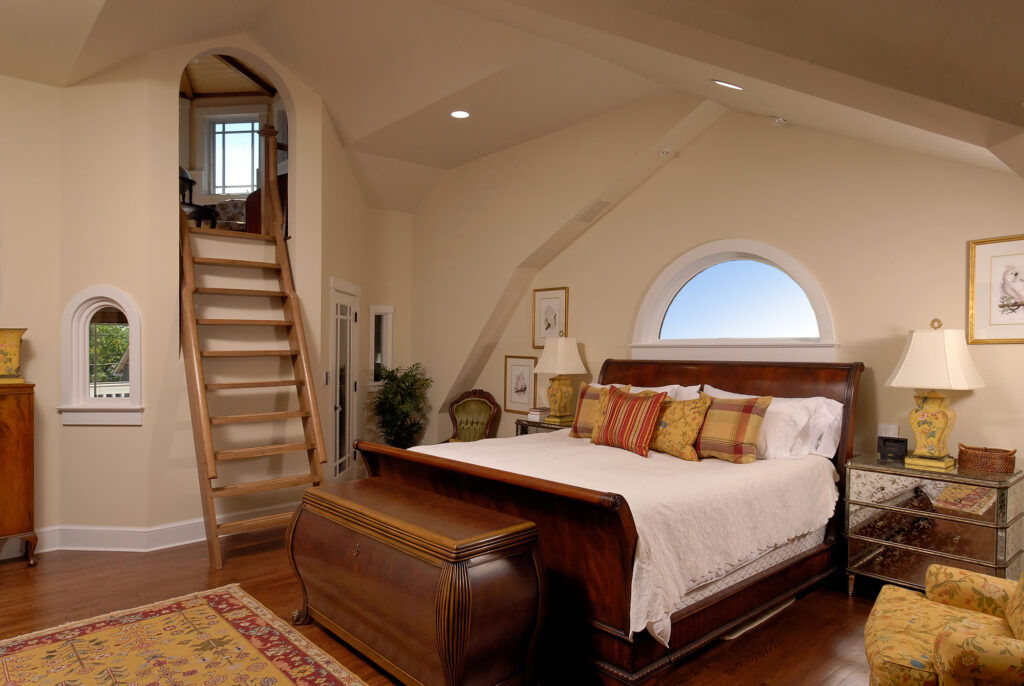 Arlington VA Renovation Master Bedroom with Loft | Classic / Traditional