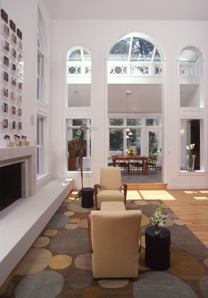 Great Falls VA Contemporary Renovation Addition Living Room | Living, Family & Sun Rooms