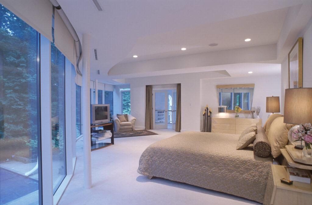 Great Falls VA Contemporary Renovation Addition Master Bedroom | Contemporary / Modern