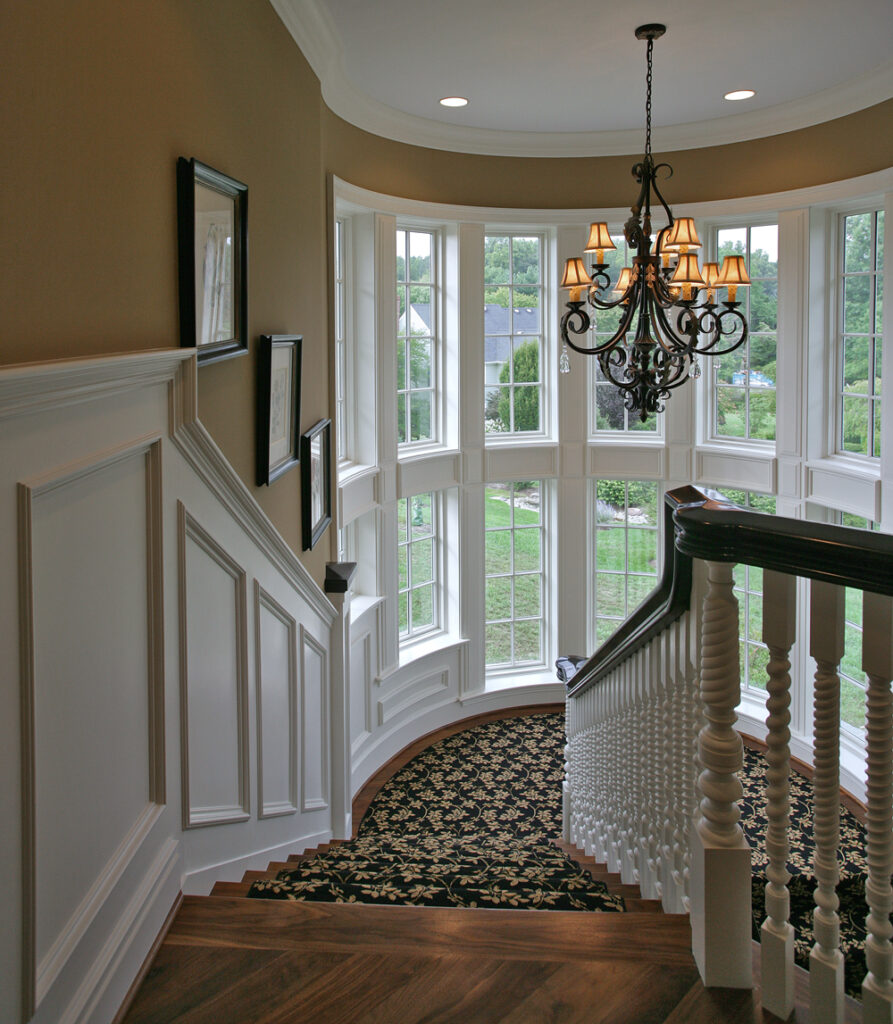 Vienna VA Traditional Country Staircase | Family Foyers, Entryways & Stairs
