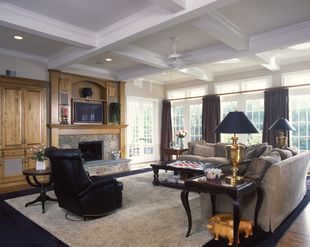 Vienna VA Traditional Country Family Room | Fireplaces