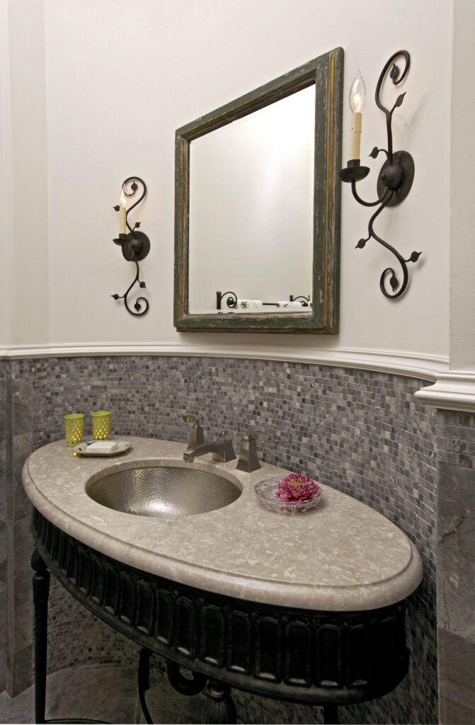 Arlington VA Traditional Powder Room | Primary Baths & Bathrooms