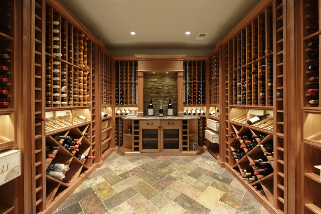 McLean VA Traditional Wine Room | Bars & Wine Rooms