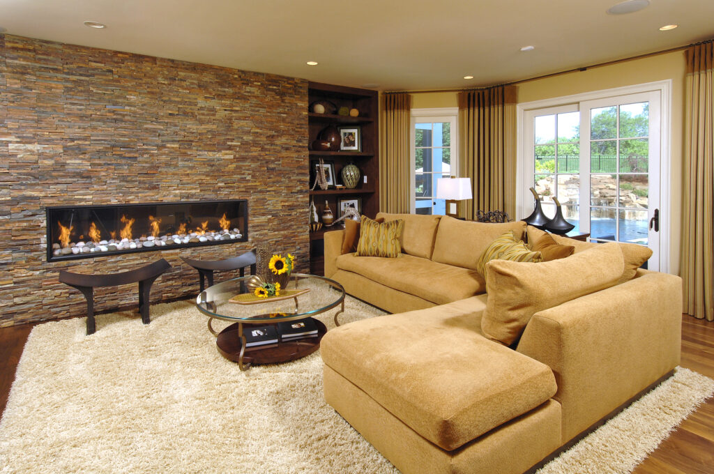 Potomac MD Whole House Renovation Living Room | Fireplaces