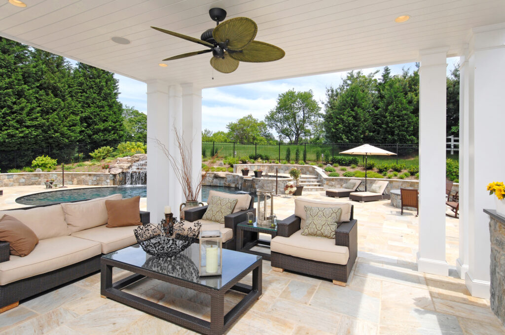Potomac MD Whole House Renovation Outdoor Room | Outdoor Rooms
