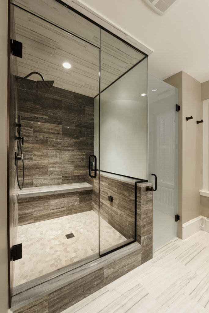 Washington DC Whole Condo Renovation Shower | Condominiums