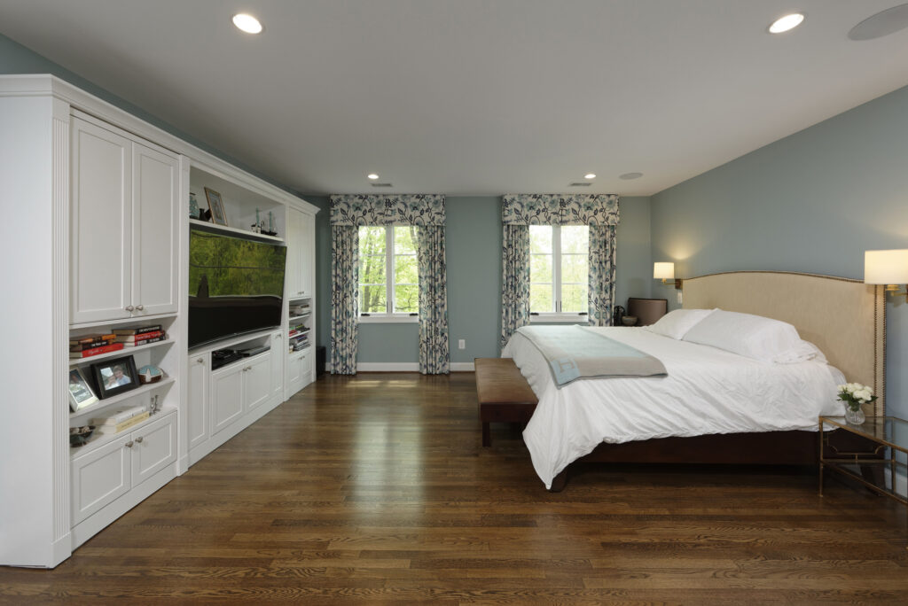 McLean, Virginia Master Bedroom Renovation with Builtins | Primary Suites & Bedrooms