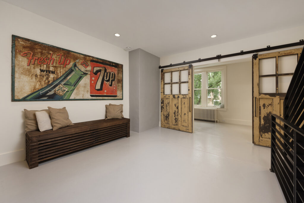 BOWA design build row home renovation in Washington, DC Sitting Room | Contemporary / Modern