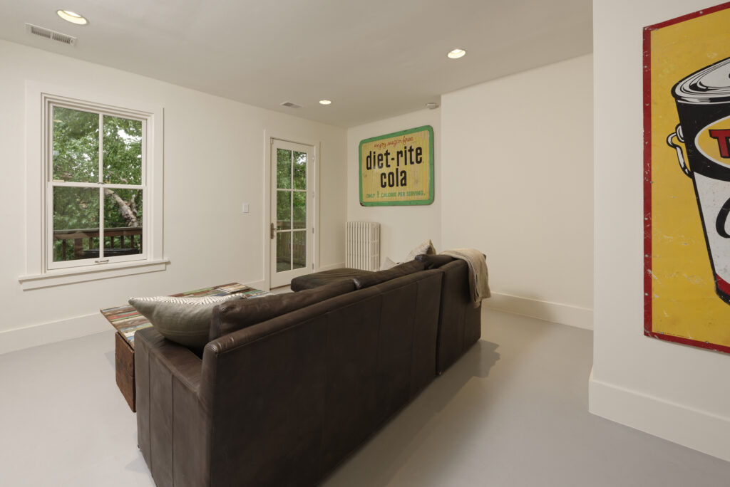 BOWA design build row home renovation in Washington, DC Sitting Area | Contemporary / Modern