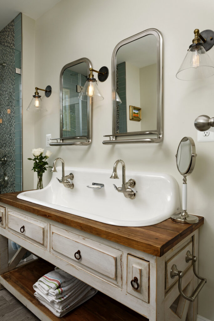 McLean VA 1910 Whole-Home Design Build  master bath sink | Primary Baths & Bathrooms