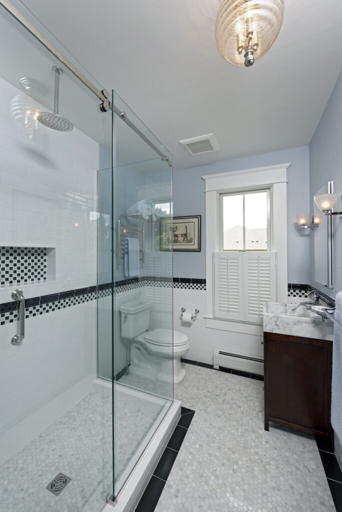 McLean VA 1910 Whole-Home Design Build Renovation beautiful bathroom | Classic / Traditional