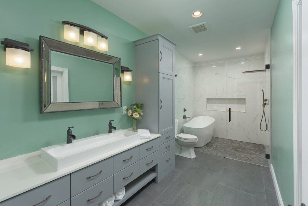 BOWA Fairfax Station Design Build Remodel | Primary Baths & Bathrooms