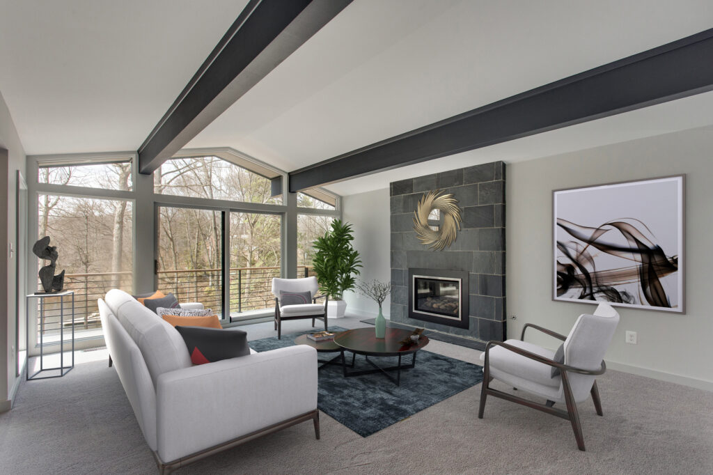 Living Room Remodel in Falls Church, VA | Contemporary / Modern