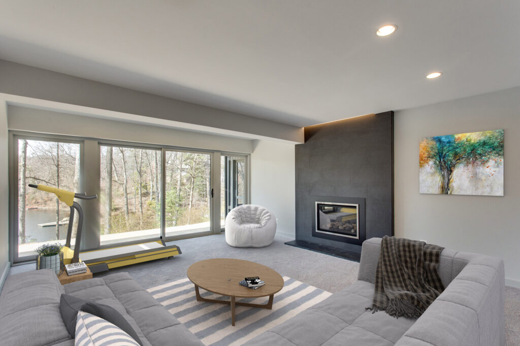 Living Room Remodel in Falls Church, VA | Contemporary / Modern