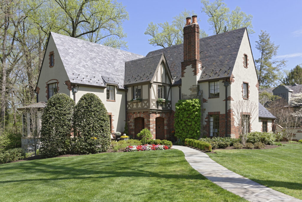 Chevy Chase Whole House Remodel - Tudor Home Design - Maryland Designers | Exterior Elevations