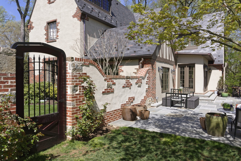 Chevy Chase Whole House Remodel - Tudor Home Design - Maryland Designers | Patios