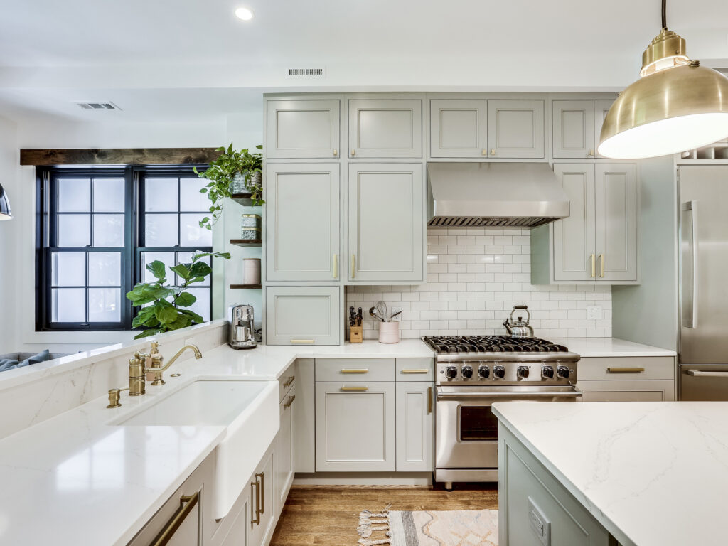 DC Rowhome Remodel - Georgetown Rowhouse Renovation - Rowhome Kitchen Design | Kitchens, Breakfast & Dining Rooms
