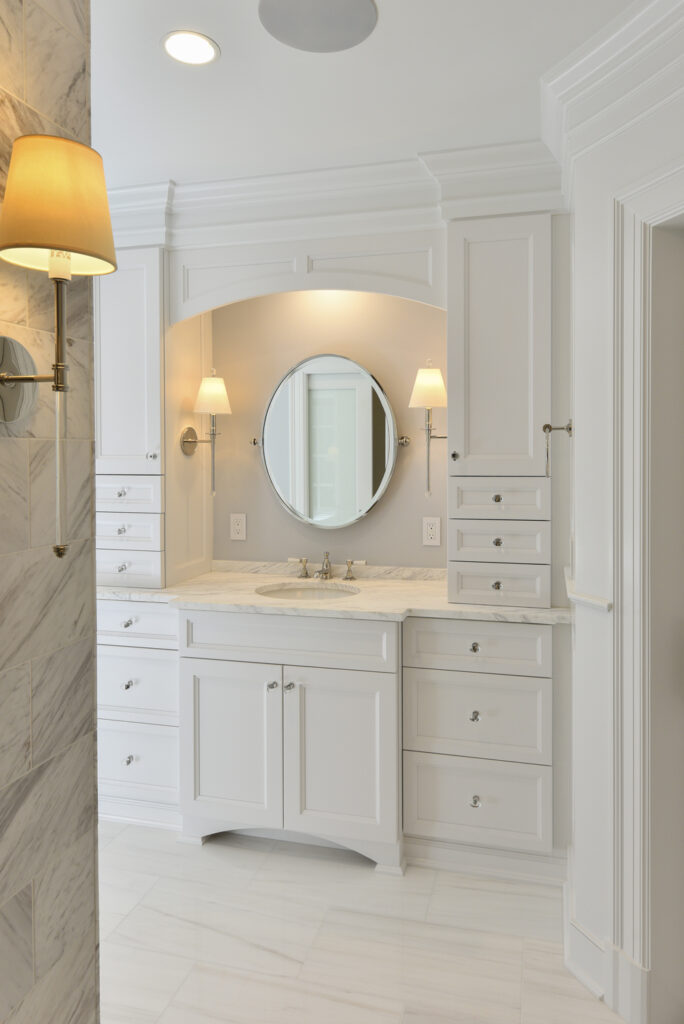 Modern Clean Bathroom Design - Master Bathroom Remodel McLean VA | Primary Baths & Bathrooms