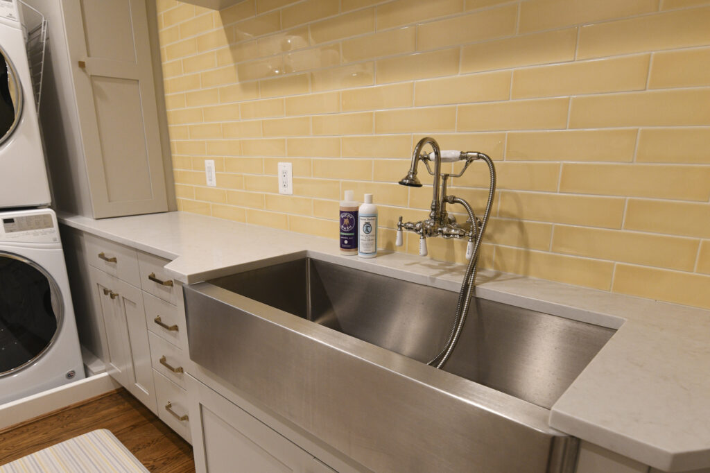 Phased Renovation in Chevy Chase, MD | Laundry Rooms