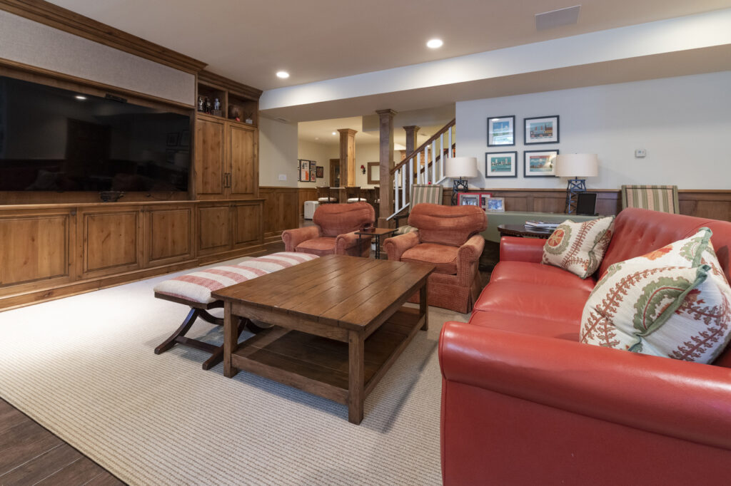 Phased Renovation in Chevy Chase, MD | Lower Levels & Media Rooms