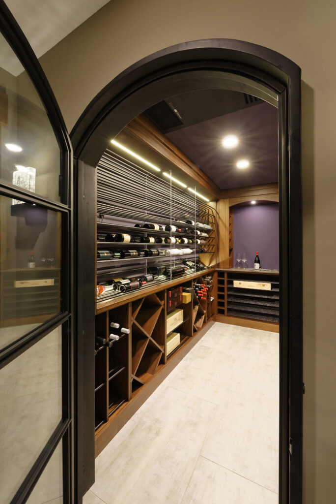 McLean Basement Renovation - Rustic Bar Design - Wine Cellar | Bars & Wine Rooms