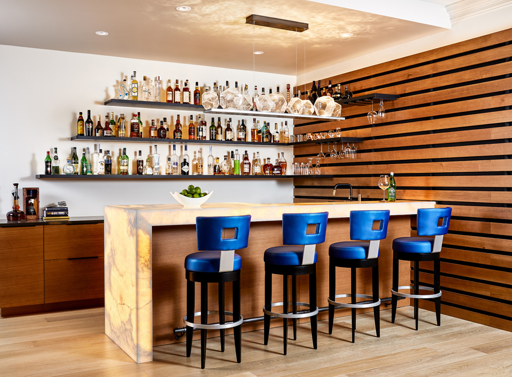 Custom Design Build Renovation with Bar | Bars & Wine Rooms