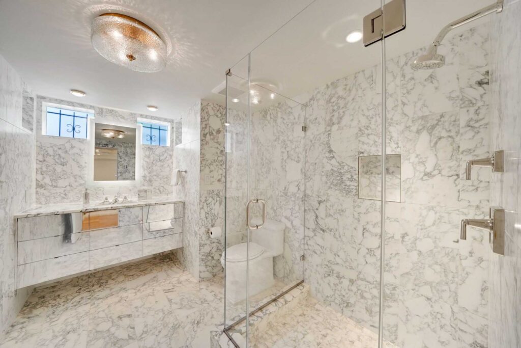 Elegant Whole-House Renovation in Georgetown | Primary Baths & Bathrooms
