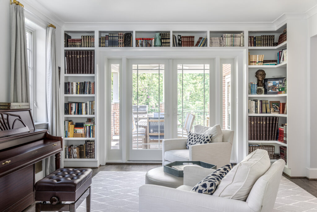 Stunning First-Floor Renovation in Colonial Village, DC | Living, Family & Sun Rooms