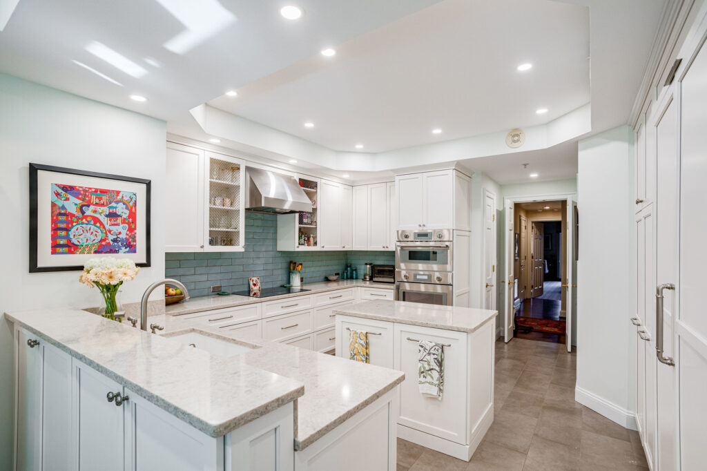 Phased Condo Renovation in Chevy Chase, MD with Recessed Lighting