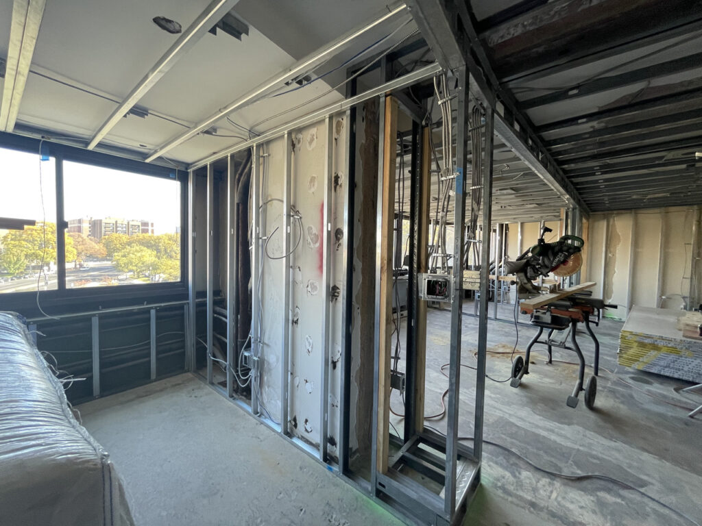 Combined Unit Renovation During Construction